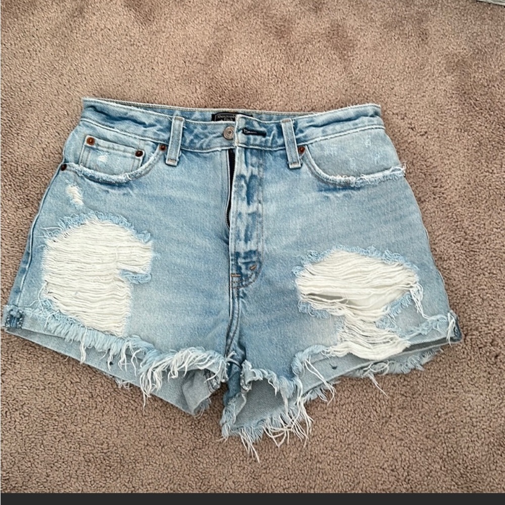 Abercrombie Blue Jean Shorts